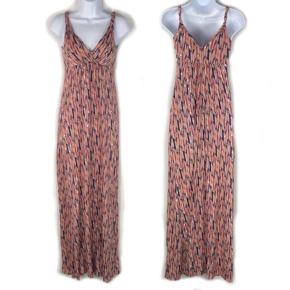 Soprano Multi-colored Soft Flowy Maxi Dress Size S